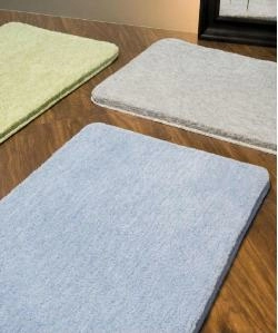 250х250 Коврик для ванной 55x65см Spirella Gobi, голубой фото 2