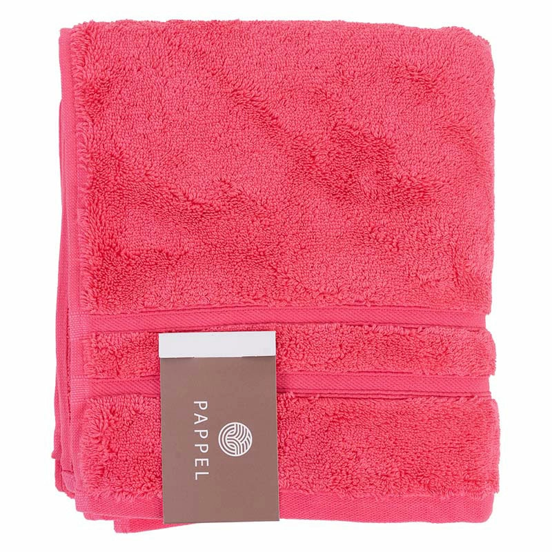 2 Полотенце махровое Pappel Cirrus/S 70x140см, цвет коралловый фото 2