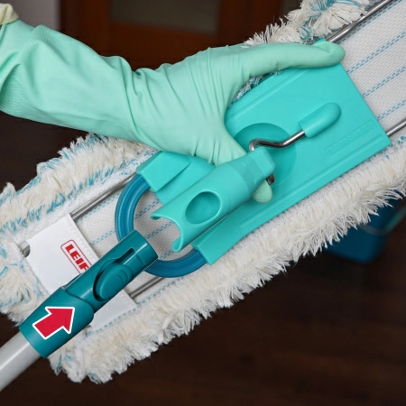 10 Швабра с телескопической ручкой Leifheit Hausrein Profi фото 11