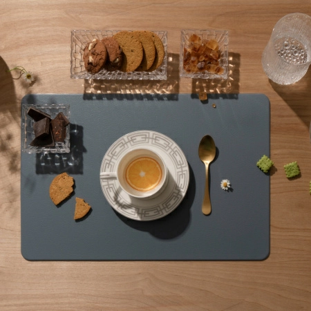 4 Салфетка сервировочная Zapel Eco Leather blue фото 5