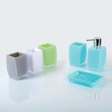 3 Дозатор для жидкого мыла Spirella Freddo, серый фото 3