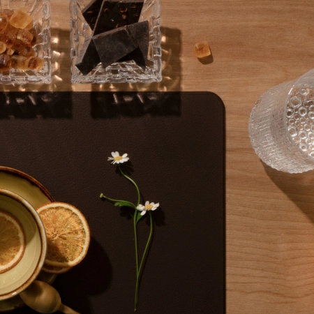 5 Салфетка сервировочная Zapel Eco Leather brown фото 5