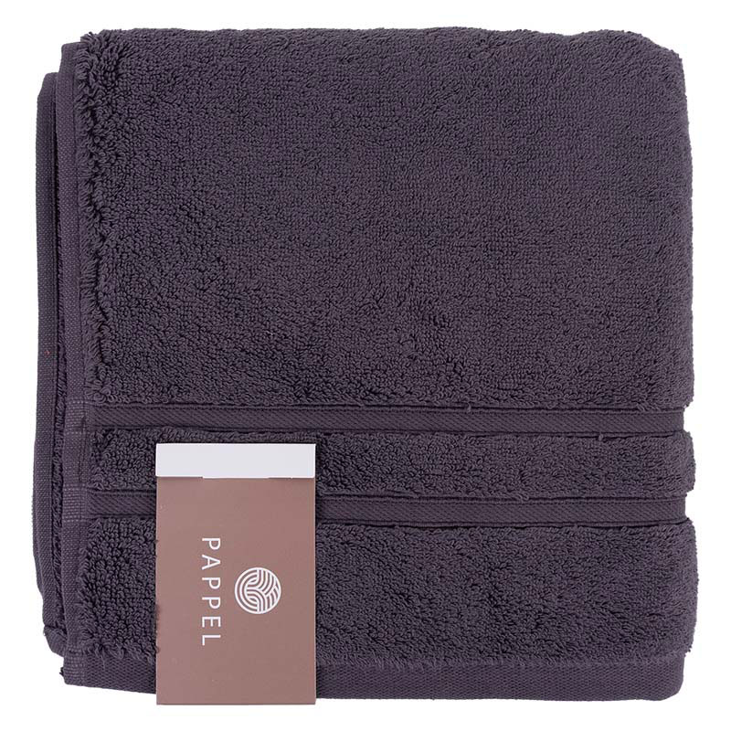 Полотенце махровое Pappel Cirrus/S 50x100см, цвет антрацит фото 2