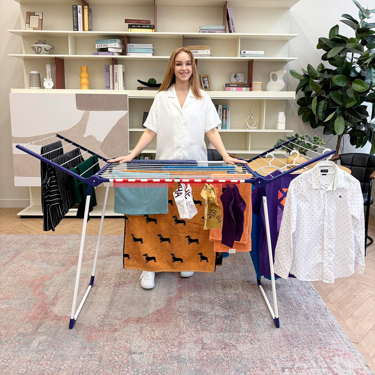 Сушилка для белья напольная Leifheit Pegasus 200 Solid фото 5
