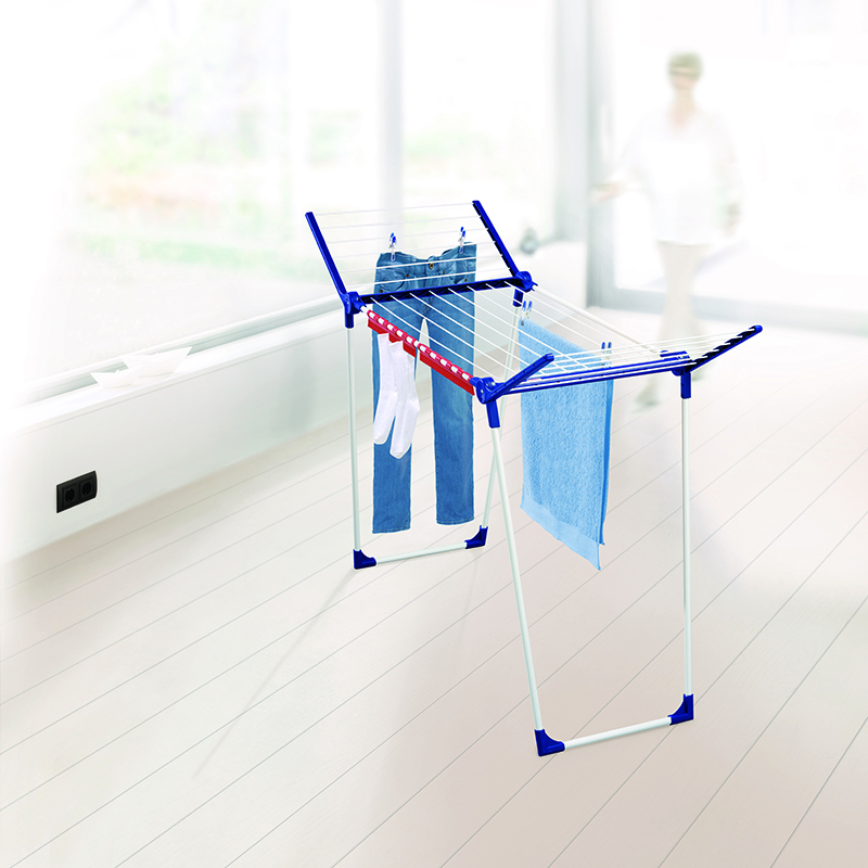 2 Сушилка для белья напольная, Leifheit Pegasus 150 Solid Slim, 55см фото 2