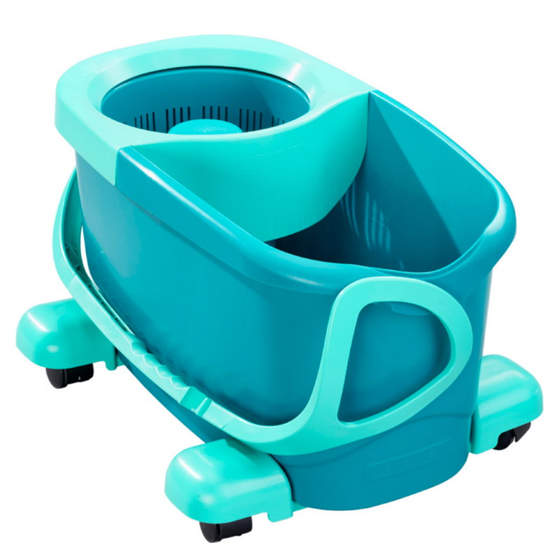 Набор для уборки Leifheit Clean Twist швабра и ведро с отжимом на колесиках фото 2