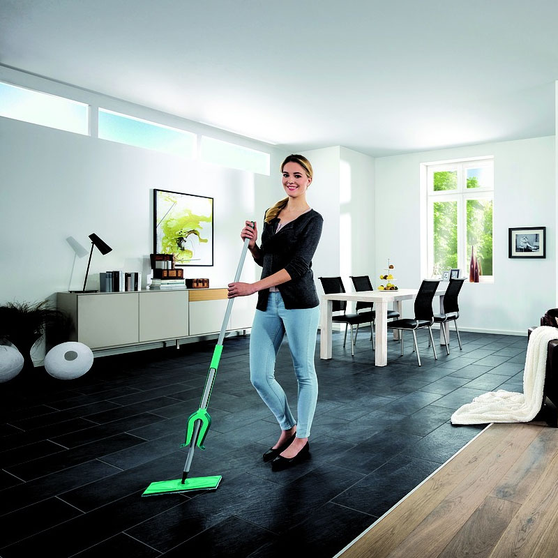 Швабра хозяйственная с отжимом Leifheit Picobello S micro duo фото 2