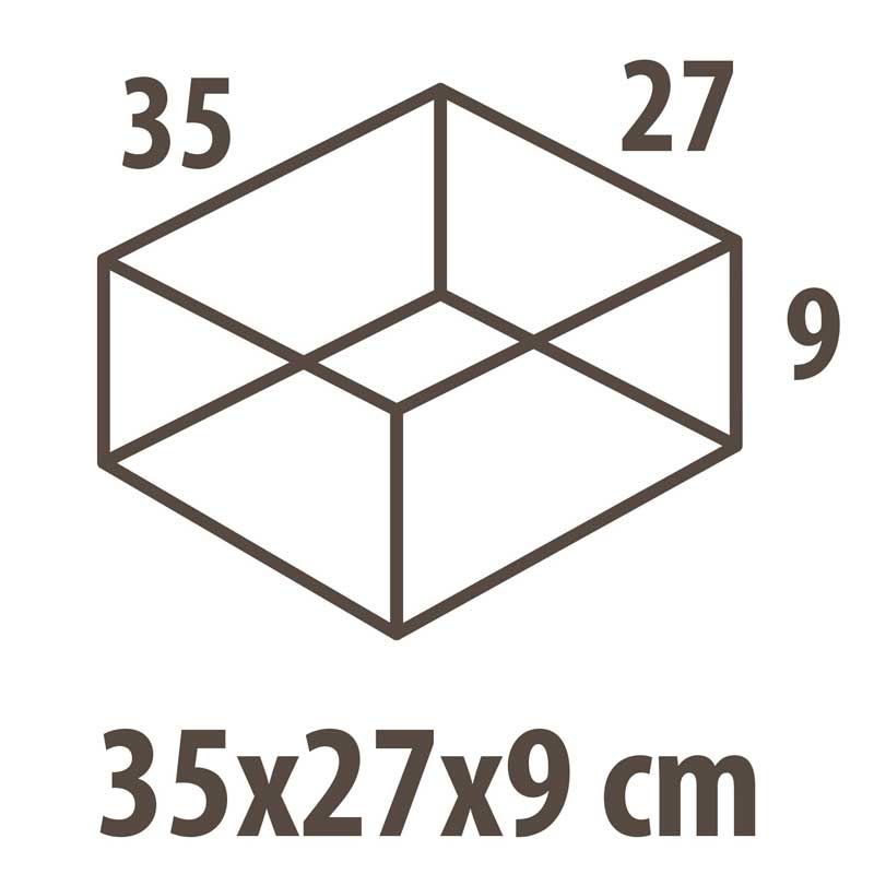 Органайзер для хранения Hausmann Paisley 35x27x9см, бежевый фото 3